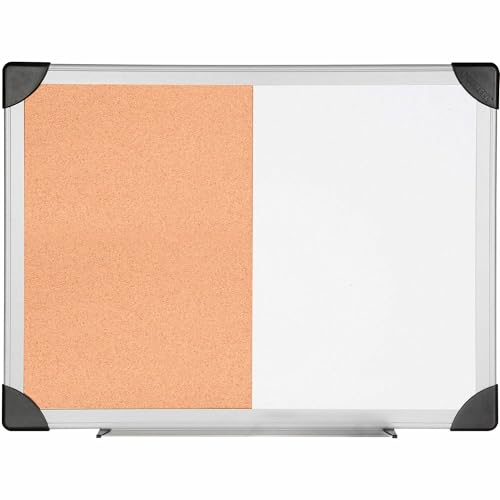 Lorell Combo Board, Dry-Erase/Cork, 24"x36"