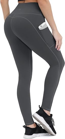 High-Waisted Women’s Yoga Capris with Side Pocket