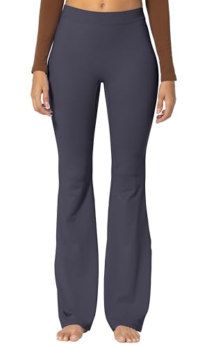 Image of Sunzel Flare Leggings, Crossover Yoga Pants with Tummy Control, High-Waisted and Wide Leg