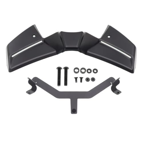 Spoiler avant moto pour MT-09 2024-2025 kit becquet frontal nu noir
