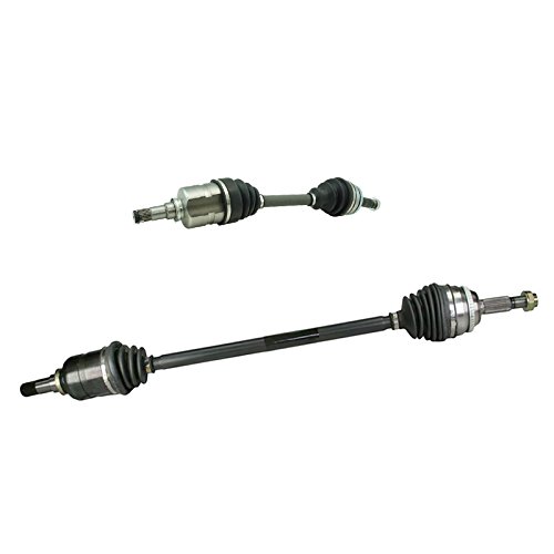Image of TRQ Front Driver Side and Passenger Side CV Axle Assembly Set 2 Piece Compatible with 2003-2008 Toyota Corolla Automatic Transmission