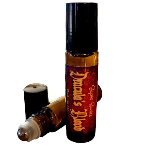 Draculas Blood Perfume Oil Fragrance Roll On 10ml Strong Unique Scent by Super Scents Blood Orange and Goji Berry scented