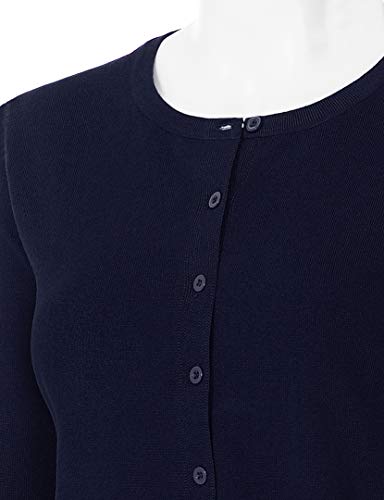 Image of Women's Long Sleeve Button Down Crew Neck Soft Knit Cardigan Sweater