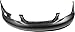 Evan Fischer Front Bumper Cover Compatible with 2005-2008 Toyota Corolla Primed For Models With Spoiler - TO1000298