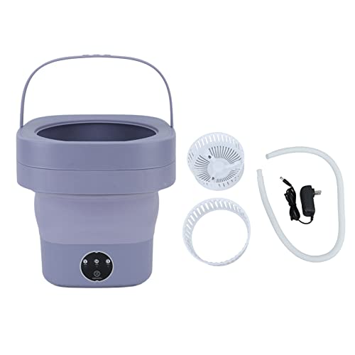 Mini Máquina de Lavar, Plugue Dos EUA 100‑240 V, Máquina de Lavar Automática Dobrável, Portátil, de
