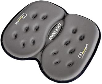 GSeat LITE Travel Gel Foam Cushion | Back Pain, Sciatica, Pressure Relief | Relieves Tailbone Discomfort, Promote Healthy Posture | Ergonomic Comfort | Car, Commute, Airplane and Travel - Gray