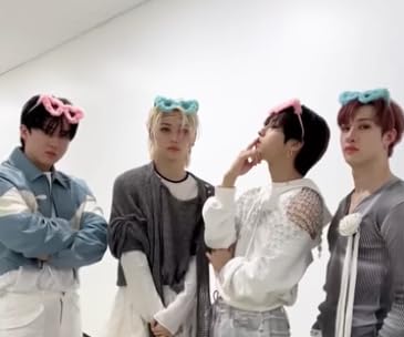 KPOP Straykids-style Fur Sunglasses Fuzzy Heart Shape Party Eyewear 樂-STAR Complex Version + Photocards Included4