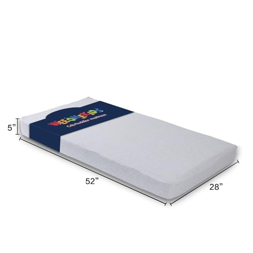 Toddler Bed Mattress Child Bed Mattress for Kids Standard Crib Size Mattress, 100% Memory Foam (Mattress)