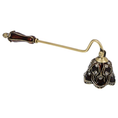 Unomor Decorative Candle Extinguisher Tool Metal Candle Wick Snuffer for Safe and Easy Wick Dousing Present for Candle Lovers for Tealight and Scented Candles