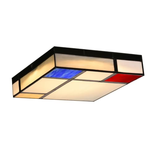 Applique Tiffany Mondriaan pour éclairer un intérieur sombre