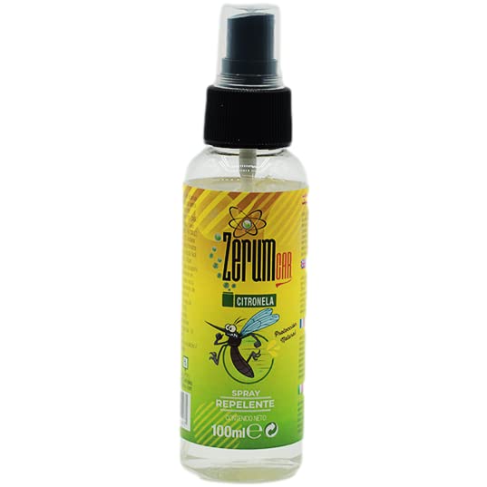 Neutralizador de olores Zerum-Car Spray Citronela 100ml (elimina olor tabaco y humo al instante)