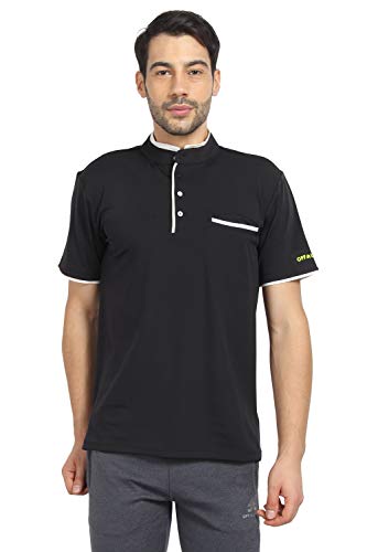 Image of OFF LIMITS Black Contrast Polo