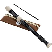 ZAZA- Quality Alto recorder with zipper bag, cleaning rod, and grease.