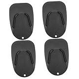 JECOMPRIS 4stücke Motorcycle Side Stand Pad rutschfeste Stütze Für Motorräder Leicht Und Tragbar Für Weichen Boden Verhindert Kratzer Fliesen Stabilität Für Motorradparken