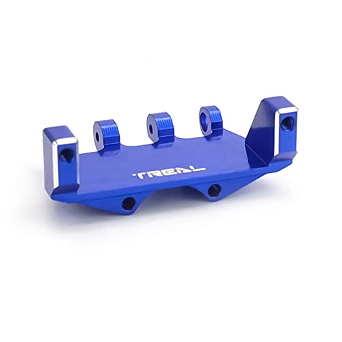 Support servo SCX24 TREAL bleu pour vos sessions de franchissement RC