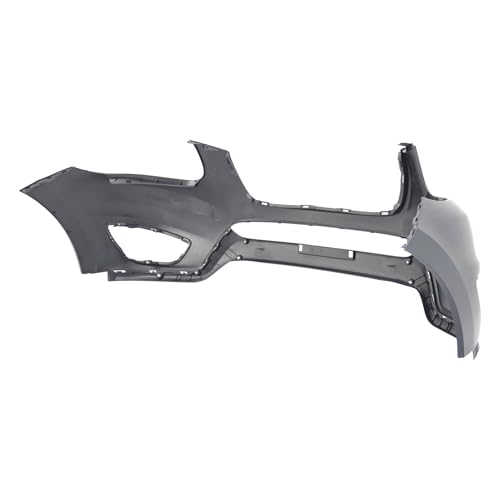 Image of FitParts Compatible with Hyundai Santa Fe 2010-2012 Front Bumper Cover | Primed, With Fog Light Holes, Without Parking Sensor Holes, Ready to Paint, OEM 865110W700, HY1000181