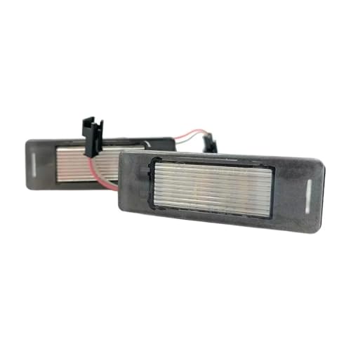 Luz de matrícula LED para Peugeot plafón de recambio trasero para coche