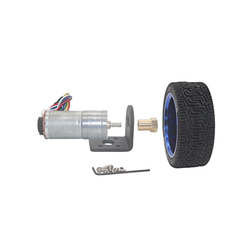 Moteur à courant continu 6V 1360 RPM avec encodeur pour robot intelligent