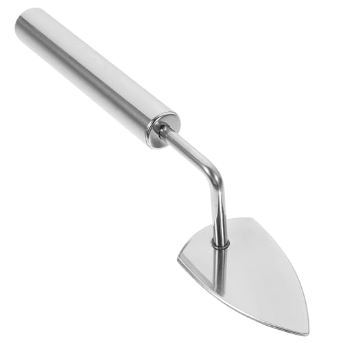 Yardenfun Small Stainless Steel Garden Shovel Hand Trowel Gardening Tool for Planting and Soil Pressing Outdoor Cultivation Supply