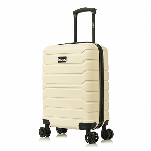 Image of InUSA TREND 20-Inch Carry-On Hardside Spinner Luggage Lightweight Sand