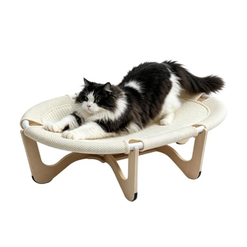 Catre para mascotas con malla transpirable lavable y cama de interior 2