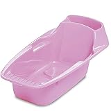 Baby Badewanne 86 cm groß Kinder Wanne gepolstert Kunststoffwanne Babybadewanne Baden rosa Babywanne Kinderwanne