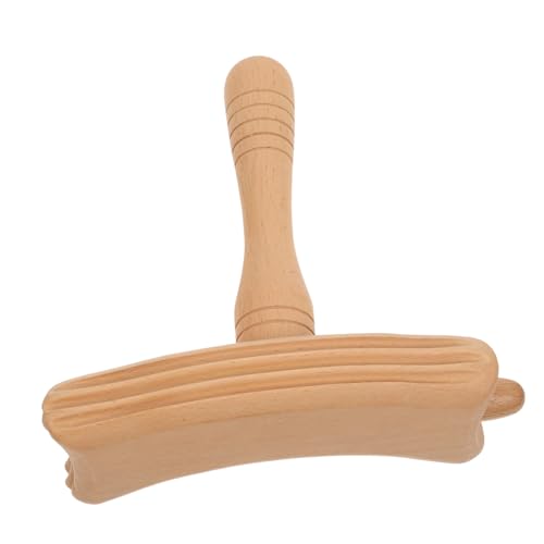 COLLBATH Neck Massaging Tool Wooden Stick Muscle Scraper for Back Portable Massager Stick Gentle Massager for Adults for Girlfriend Friend