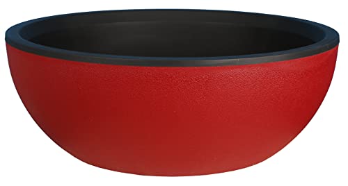 Granit Coupe, 40cm Diamètre, Rouge