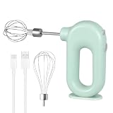 Utilisation polyvalente : batteur électrique sans fil idéal pour battre les œufs, mélanger la pâte, remuer le pudding ou fouetter la crème – un outil polyvalent pratique pour toute idée de pâtisserie.