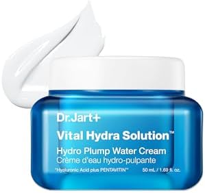 Dr.Jart+ Vital Hydra Solution Water Cream Glow Hydrating Korean Face Moisturizer with Hyaluronic Acid for Glass Skin| Korean Skin Care, 1.69 Fl Oz