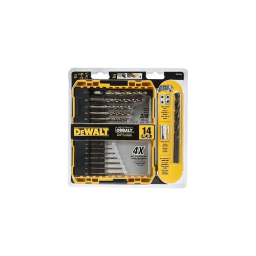 Kit de brocas DEWALT DWA1240 com ponto piloto, 14 peças