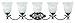 Hinkley Lighting 5585PL Polished Antique Nickel 37x9.5 5-100w MED