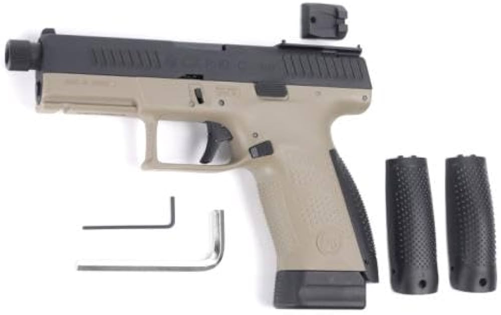 Amazon.co.jp: ASG CZ P-10C Co2 ガスブローバック ガスガン BK&FDE OR