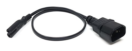 langes IEC C14 (Wasserkocher), 3-poliger Stecker auf C7 Stecker Kabel Stromkabel Buchse auf Stecker, Adapter, Konverter, Verlängerung, Kabel