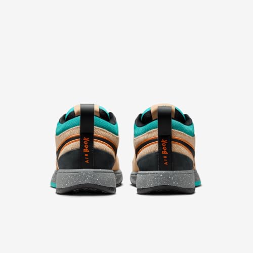 Nike Book 1 "Mowabb Basketball Shoes (IF2406-200, Sesame/Bright Mandarin/Smoke Grey/Black) 6