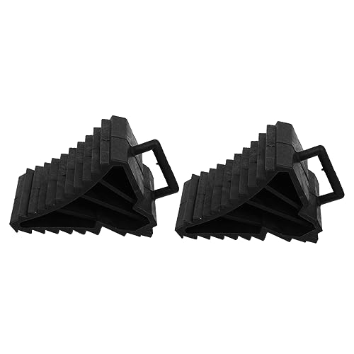 Sosoport 2piezas Tope Antiderrapante para Neumáticos Calzos para Neumáticos Útiles para Evitar Garaje o Estacionamiento