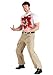 Fun Costumes Adult Alien Chestburster Crew Costume - Gilbert Kane Chest Alien USCSS Nostromo Crewmen, Medium, Multicolor