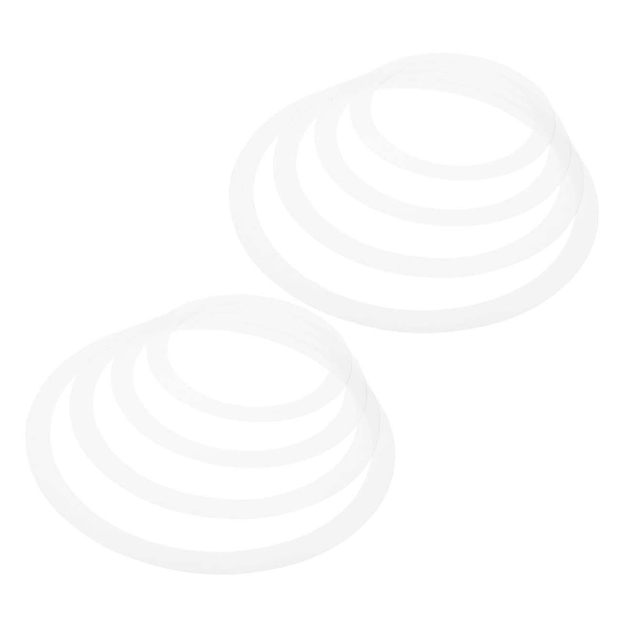 VANZACK 2 Sets Snare Drum Mute Rings Drum Dampeners for Home Use Noise Reduction Easy to Install Durable Design for Beginners and Professionals