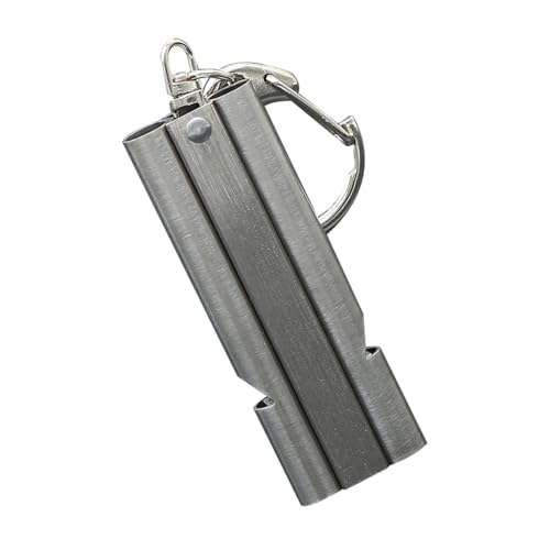 Silbato de acero inoxidable para actividades al aire libre miniatura 1
