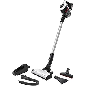 Bosch Serie 6 BCS611GB ProHome 18 V kabelloser, 1 30 Minuten Laufzeit – Weiß Unlimited Akku-Staubsauger, Min Run Time