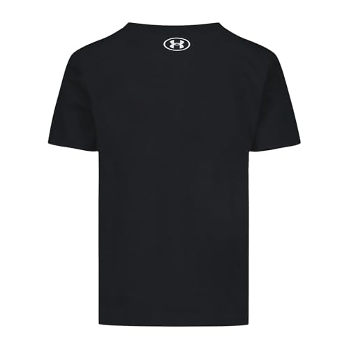 Image of Under Armour Boys' Short Sleeve Wordmark Graphic T-Shirt, Lightweight & Breathable, Relaxed Fit