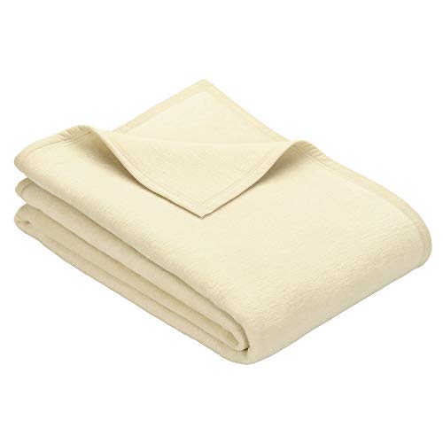Ibena Porto Sofaschoner 75x200 cm - weich, strapazierfähig & maschinenwaschbar, Sofaschutz weiß einfarbig