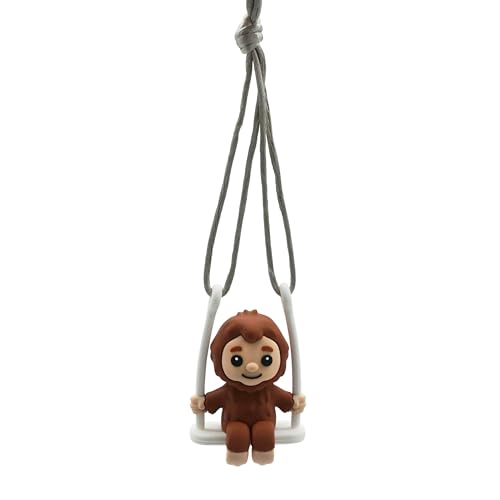 GOOFBALLS Funny Hanging Mirror Swing Quirky and Unique Decor for Car Rearview Mirror Bedroom or Living Room - Bigfoot