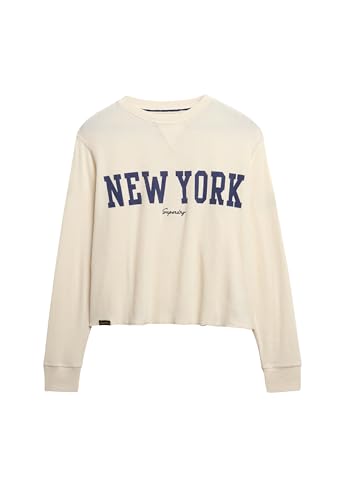 Superdry ATH Essential Graphic Ls Top t-shirt confortable qui évite le froid quotidien