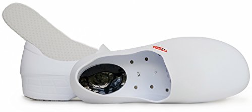 Sticky Nursing Shoes For Women - Waterproof Non Slip (5, White - Stetho Love) #TOP6