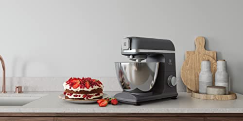 Electrolux E5KM1-4BPT Impastatrice Planetaria Create 5 in alluminio pressofuso, 1200W, 6 Impostazioni, 330x245x380mm, Black Pearl - Immagine 2