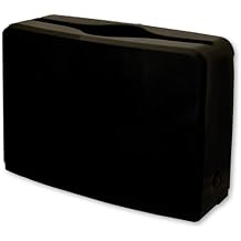 GEN Countertop Folded Towel Dispenser, C-Fold or Multi-Fold, 10.63"x7.28"x4.53", Black, Spring Loaded