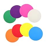 KOMBIUDA 8pcs Multi-Functional Soccer Training Equipment Discs Flat Markers Versatile for Use