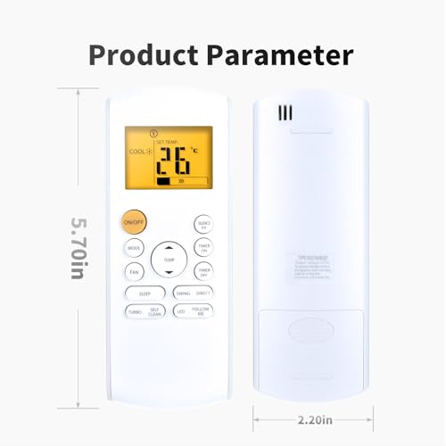 Télécommande pour climatiseur Midea pour ajuster l'air du salon - 7