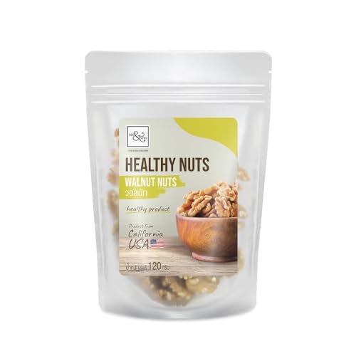มิสเตอร์ Raw Walnut Halves & Pieces Unsalted Unroasted Natural Walnuts for Baking, Snacking, Trail Mix, Vegan & Keto-Friendly 120g image 4